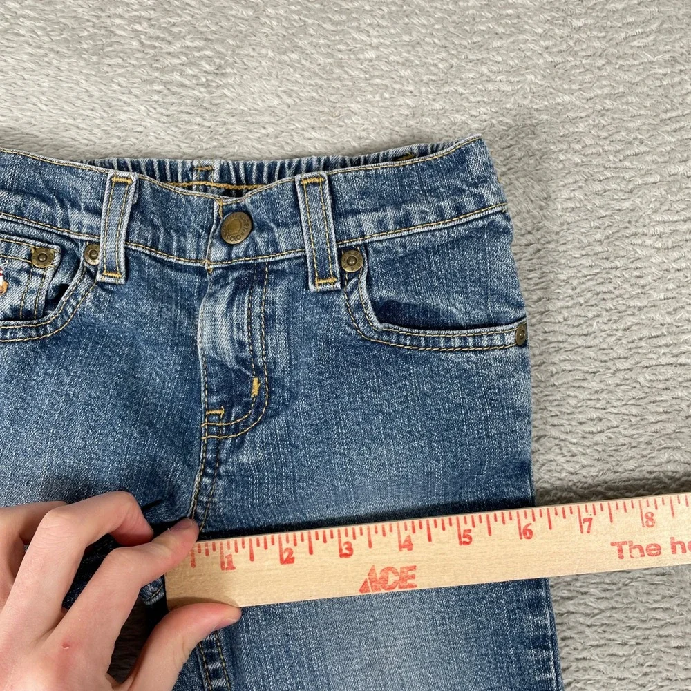 Ralph Lauren Polo Jeans Co Bootcut‎ Jeans Youth Boys 6 Blue Denim